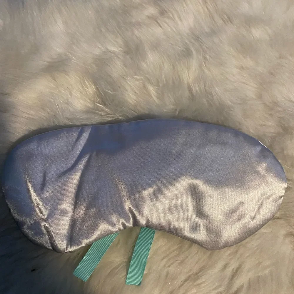[tula] rare GWP satin sleep mask with grosgrain tie ribbon BNWT #10